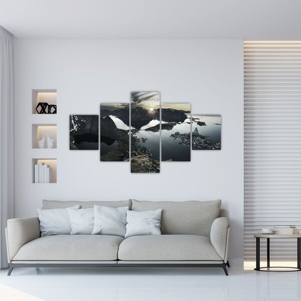 Obraz - Norské pohoří (125x70 cm)