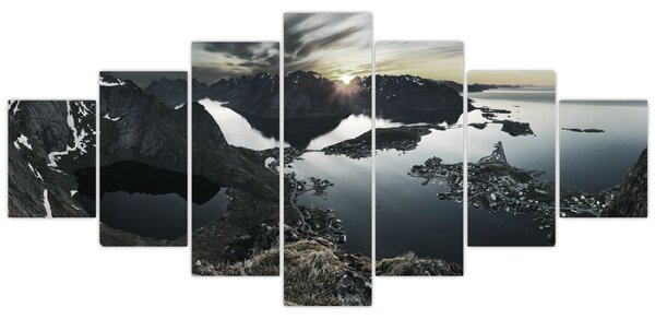 Obraz - Norské pohoří (210x100 cm)