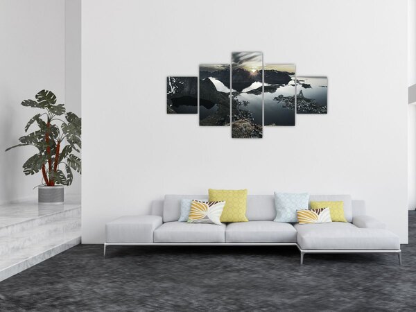 Obraz - Norské pohoří (125x70 cm)