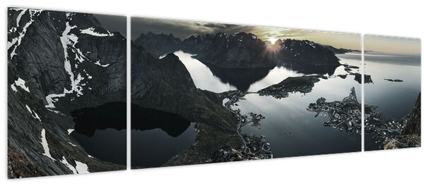 Obraz - Norské pohoří (170x50 cm)