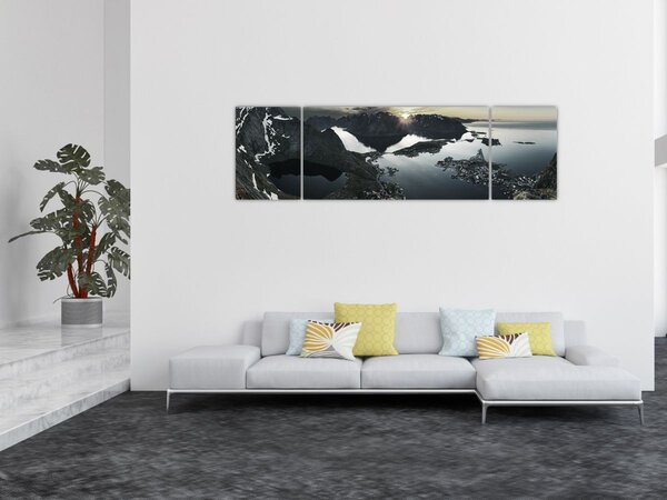 Obraz - Norské pohoří (170x50 cm)