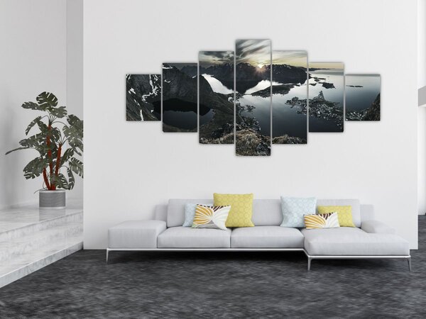 Obraz - Norské pohoří (210x100 cm)