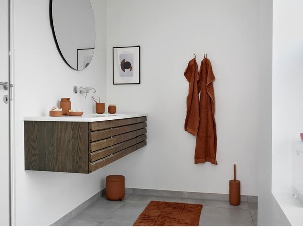 Oranžovohnědý bavlněný ručník 50x70 cm Terracotta – Zone