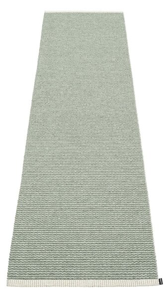 Světle zelený vnitřní a venkovní běhoun 70x300 cm Mono Sage Army – Pappelina