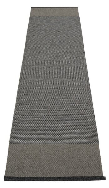 Antracitový vnitřní a venkovní běhoun 70x300 cm Edit Charcoal – Pappelina