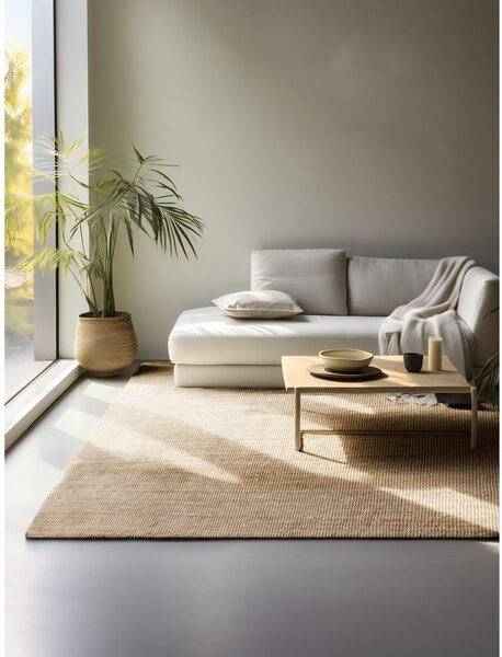 Jutový koberec v přírodní barvě 60x90 cm Bouclé – Hanse Home