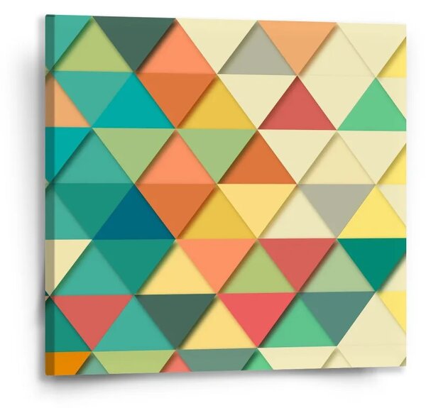 Sablio Obraz Trojúhelníky - 50x50 cm