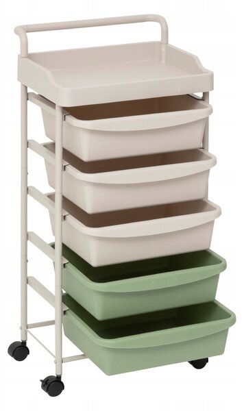 Regál 5five Simply Smart 40 x 82 x 34,5 cm, béžové odstíny