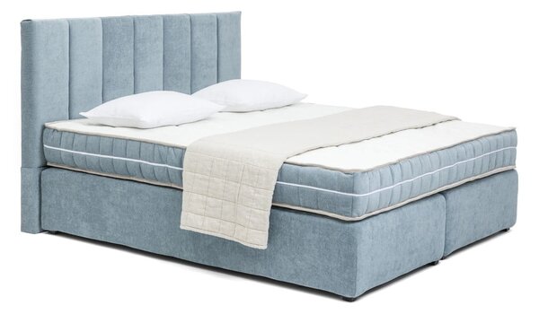 Modrá boxspring postel 160x200 cm Olia Bold Line – Bonami Selection
