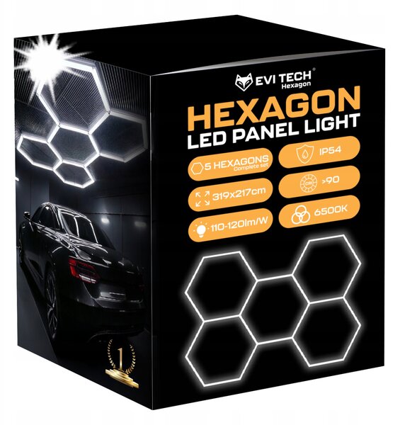 LED panel EVI 319 x 217 cm bílý