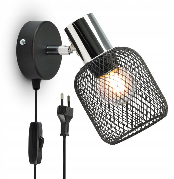Nástěnné svítidlo Luxolar černé E27 60 W