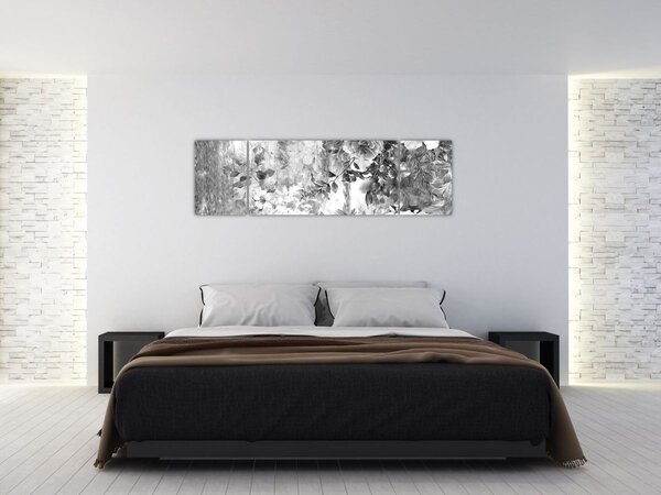 Obraz - Romantická zahrada (170x50 cm)