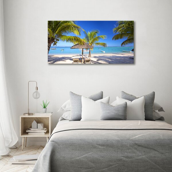 Foto obraz na plátně do obýváku Pláž Mauritius oc-89713117