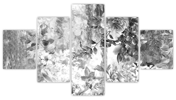 Obraz - Romantická zahrada (125x70 cm)