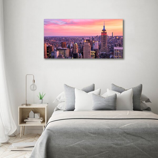 Foto obraz skleněný horizontální New York západ osh-89776597