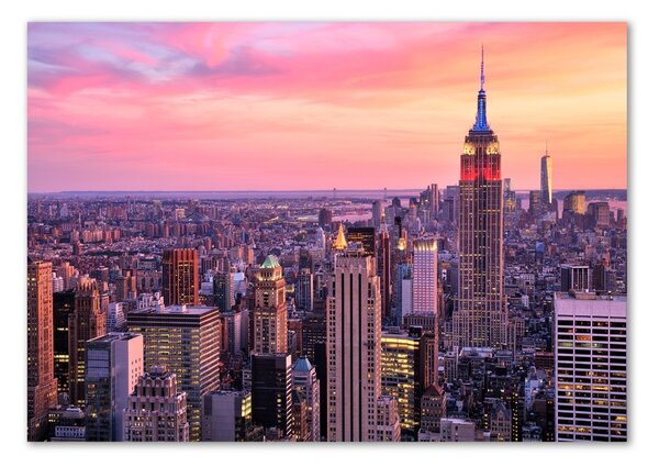 Foto obraz skleněný horizontální New York západ osh-89776597
