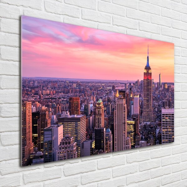 Foto obraz skleněný horizontální New York západ osh-89776597