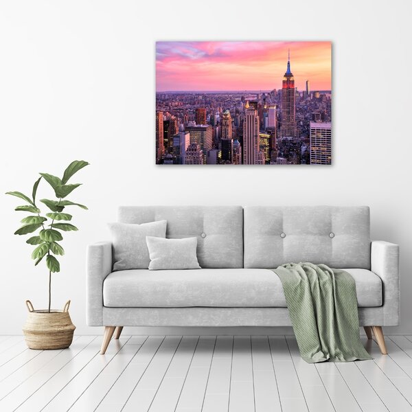 Foto obraz skleněný horizontální New York západ osh-89776597