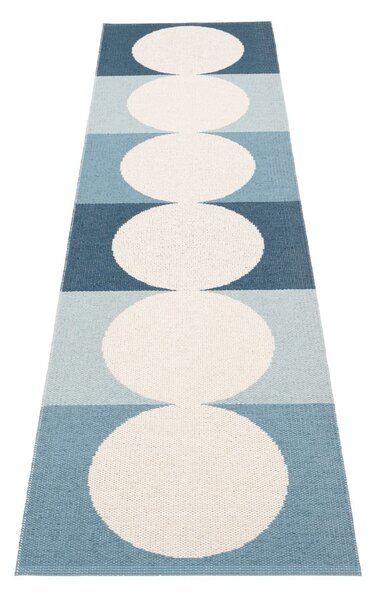 Modro-krémový vnitřní a venkovní běhoun 70x280 cm Otto Sky – Pappelina