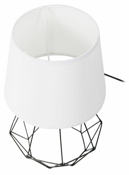 Stolní lampa HowHomely Diamond bílá 60 W