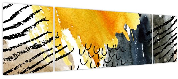 Obraz - Abstraktní akvarel (170x50 cm)