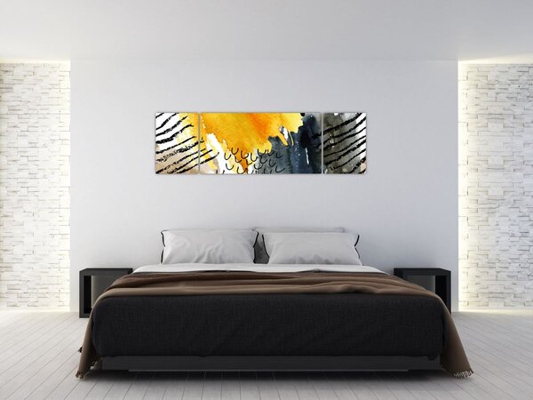 Obraz - Abstraktní akvarel (170x50 cm)
