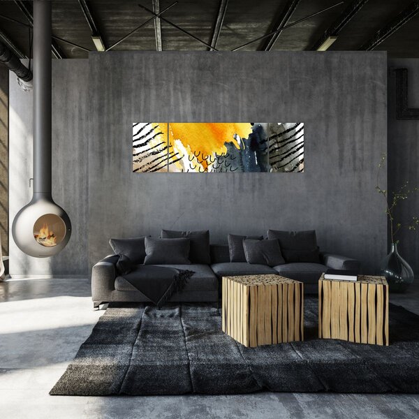 Obraz - Abstraktní akvarel (170x50 cm)