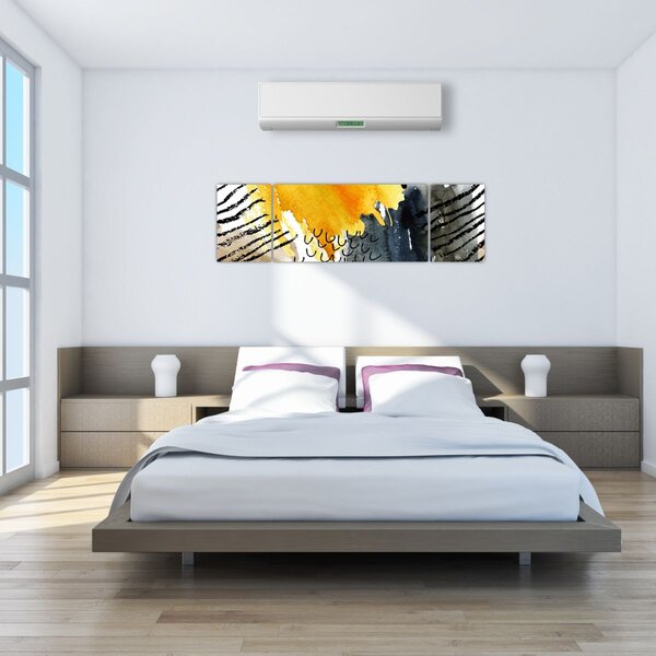 Obraz - Abstraktní akvarel (170x50 cm)