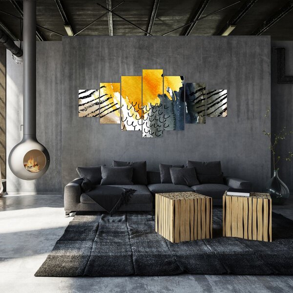 Obraz - Abstraktní akvarel (210x100 cm)