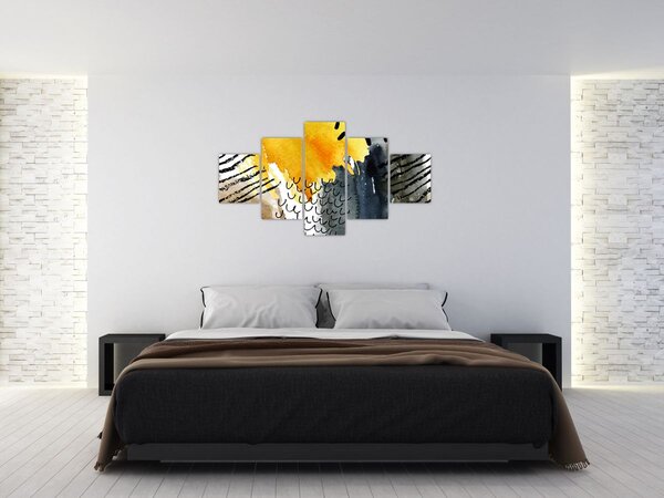 Obraz - Abstraktní akvarel (125x70 cm)
