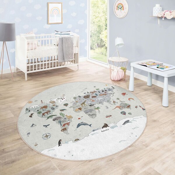 Pratelný dětský hrací koberec ø150 cm Big World – Mila Home