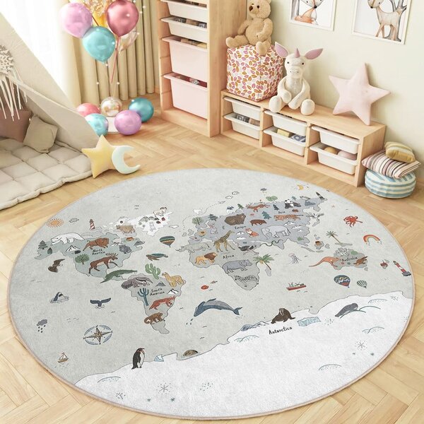 Pratelný dětský hrací koberec ø150 cm Big World – Mila Home