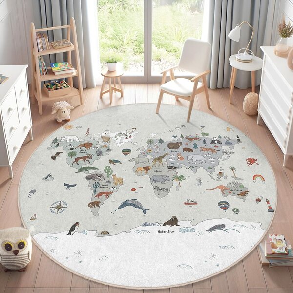Pratelný dětský hrací koberec ø150 cm Big World – Mila Home