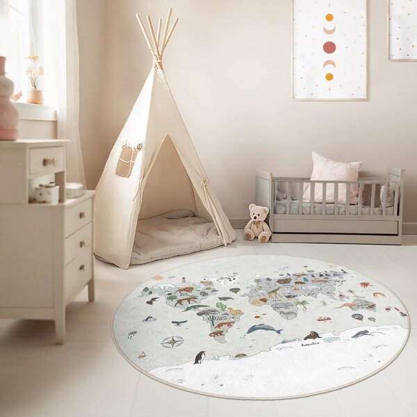 Pratelný dětský hrací koberec ø150 cm Big World – Mila Home