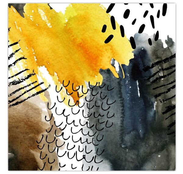 Obraz - Abstraktní akvarel (30x30 cm)