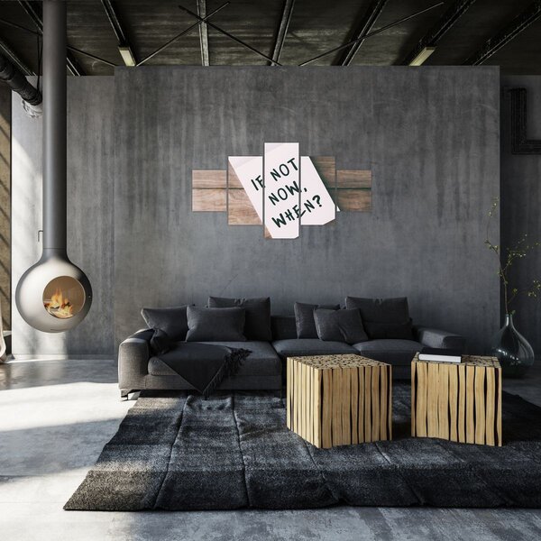 Obraz - If not now, when? (125x70 cm)