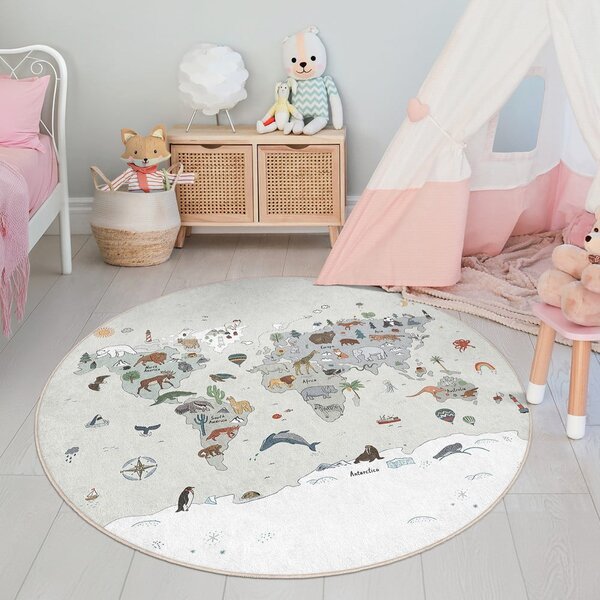 Pratelný dětský hrací koberec ø150 cm Big World – Mila Home