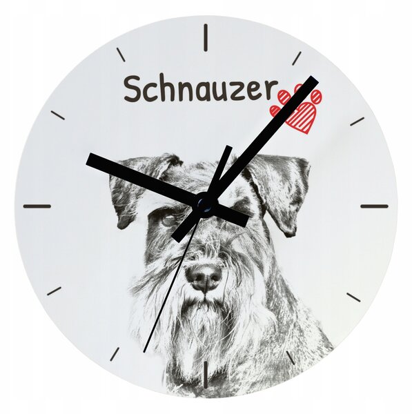 Nástěnné hodiny Art-Dog bílé 20 cm