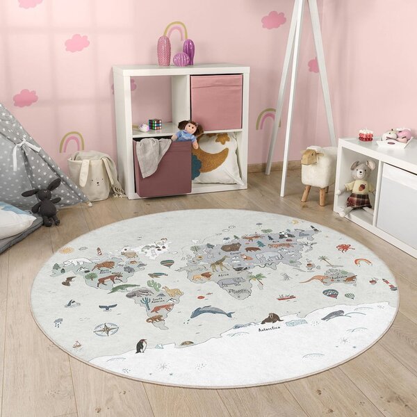 Pratelný dětský hrací koberec ø150 cm Big World – Mila Home
