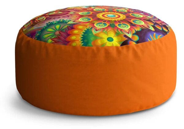 Sablio Taburet Circle Barevné obrazce: 38x48 cm