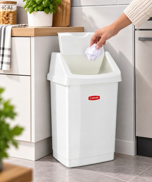 Odpadkový koš Curver Click-It 50 l bílý