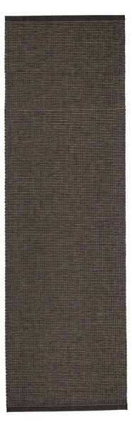 Antracitový vnitřní a venkovní běhoun 70x240 cm Emm Black Linen – Pappelina