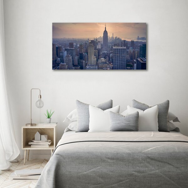 Foto obraz sklo tvrzené Manhattan New York osh-90170601