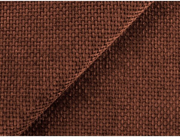 Čalouněná dvoulůžková postel v terakotové barvě s úložným prostorem s roštem 180x200 cm Keoni – Makamii