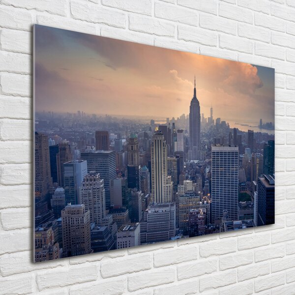 Foto obraz sklo tvrzené Manhattan New York osh-90170601
