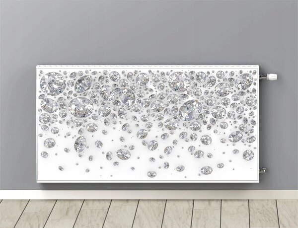 Magnetická maskovací rohož na radiátor - Krystaly 60x100 cm