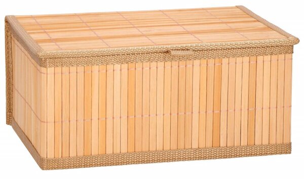 Bambusové úložné boxy 3ks SPRINGOS HA0153 světle hnědé