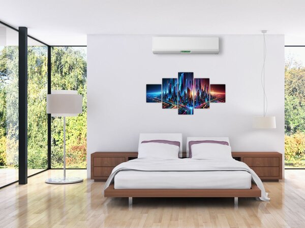 Obraz - Město budoucnosti (125x70 cm)