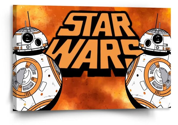 Sablio Obraz Star Wars Ohnivé pozadí - 120x80 cm