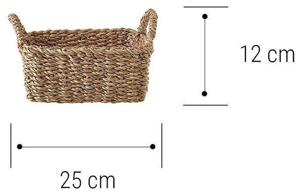 ERLA Úložný košík hranatý 25 cm